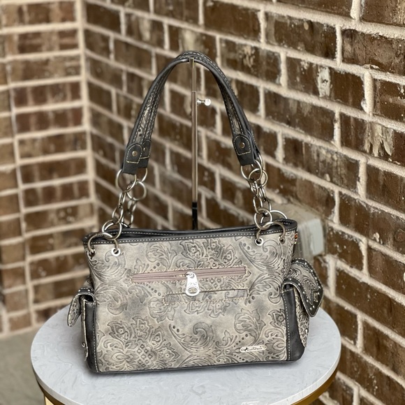 Montana West Embroidered Collection Satchel Bag - Picture 3 of 6